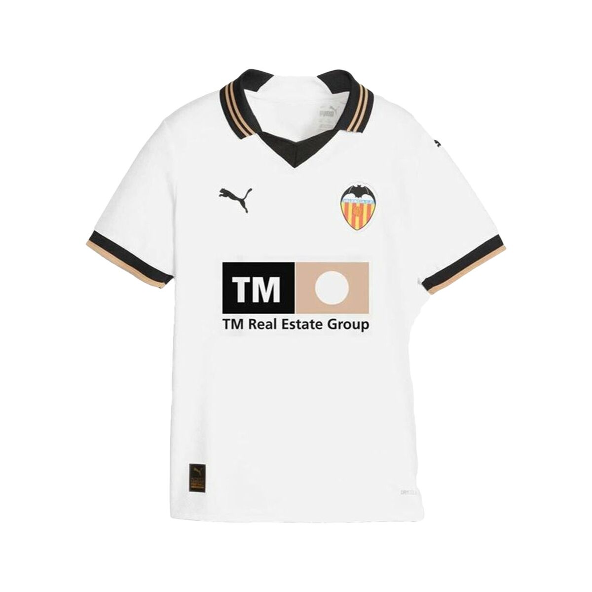 Children’s Short Sleeved Football Shirt Puma Valencia.C.F White