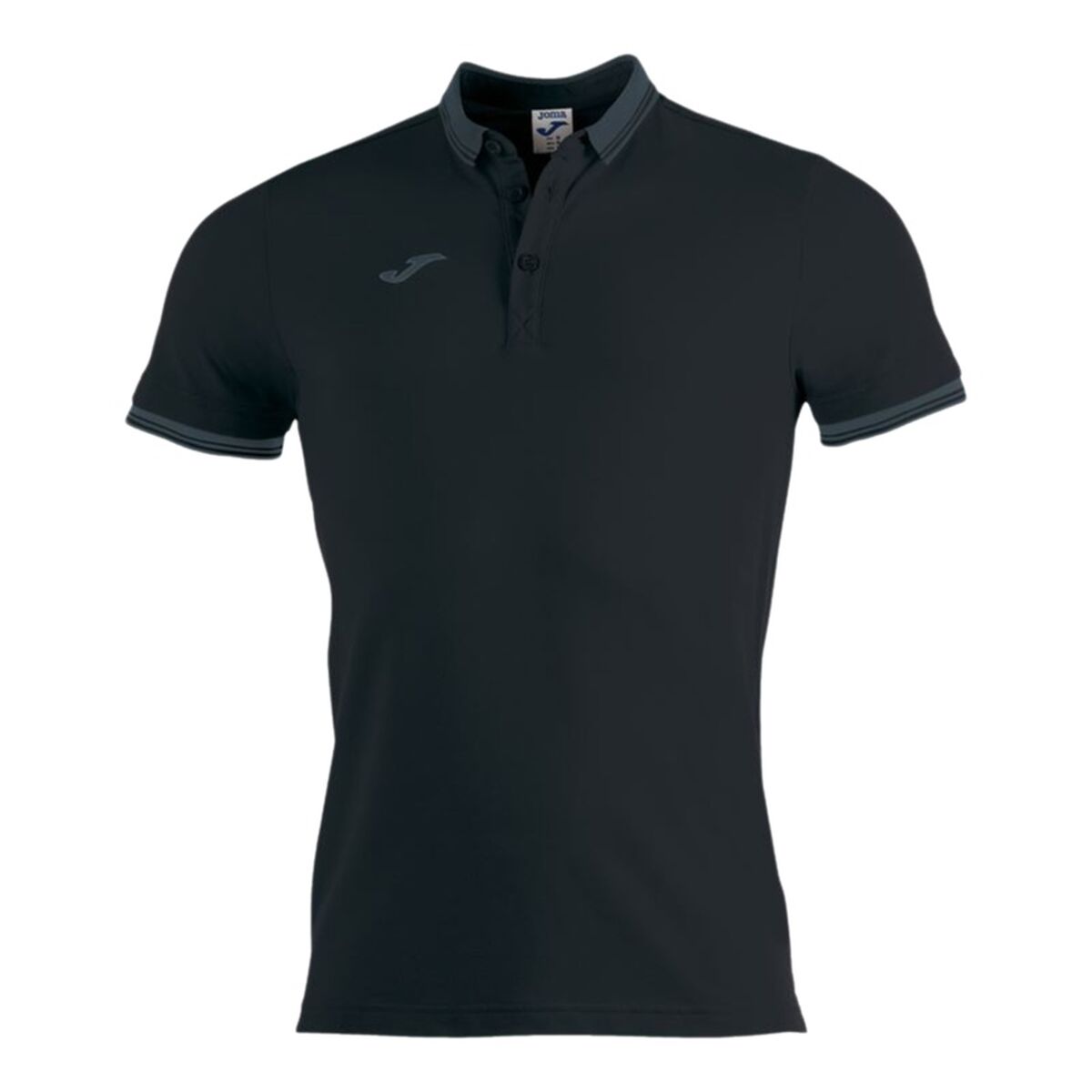 Men’s Short Sleeve Polo Shirt Joma Sport Bali II Black Men’s Short Sleeve Polo Shirt Joma Sport Bali II Black