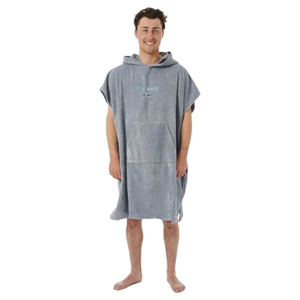 Poncho-Towel with Hood Rip Curl Logo Blue