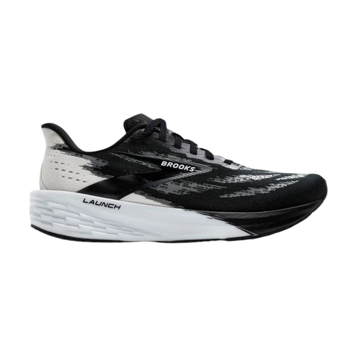 Running Shoes for Adults Brooks Launch 11 White Black Running Shoes for Adults Brooks Launch 11 White Black
