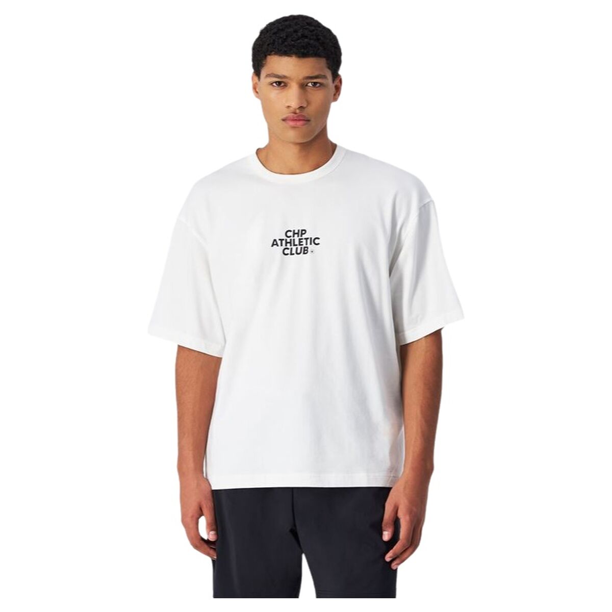 Menâs Short Sleeve T-Shirt Champion SS White Menâs Short Sleeve T-Shirt Champion SS White