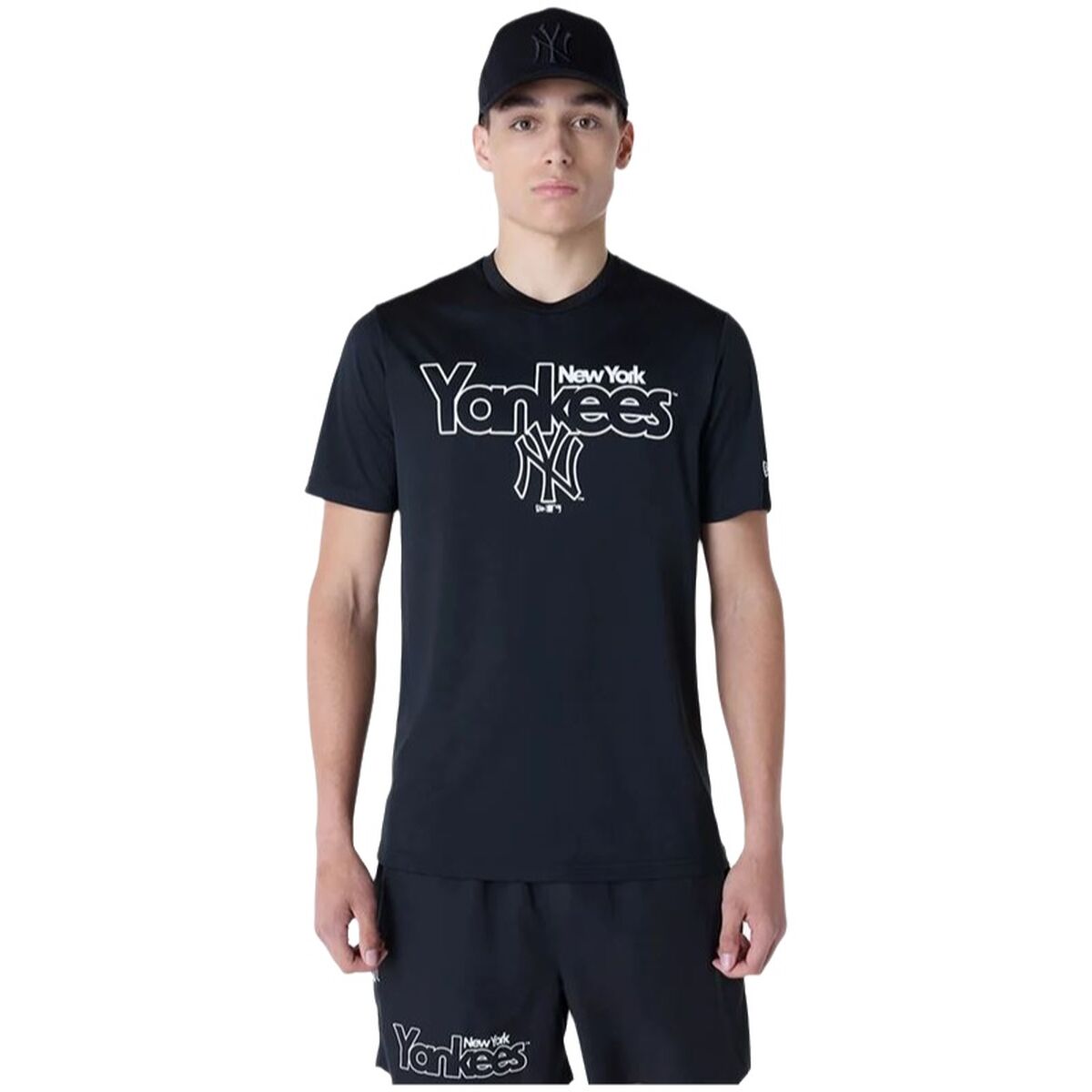 Basketball shirt New Era New York Yankees MLB Black Basketball shirt New Era New York Yankees MLB Black