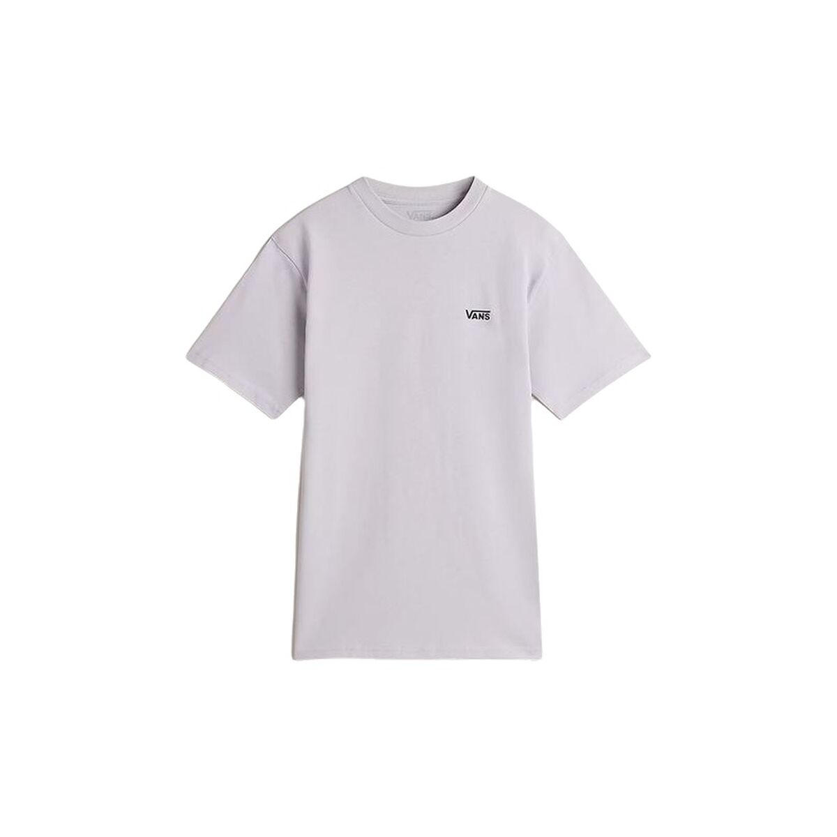 Womens Short Sleeve T-Shirt Vans Left Chest Logo Em Eveni Ng Haze Pink (S)