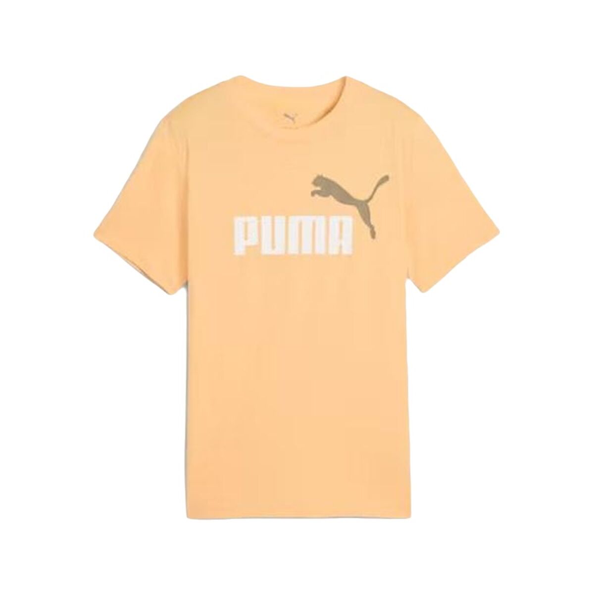 Child’s Short Sleeve T-Shirt Puma Essentials 2 Beige