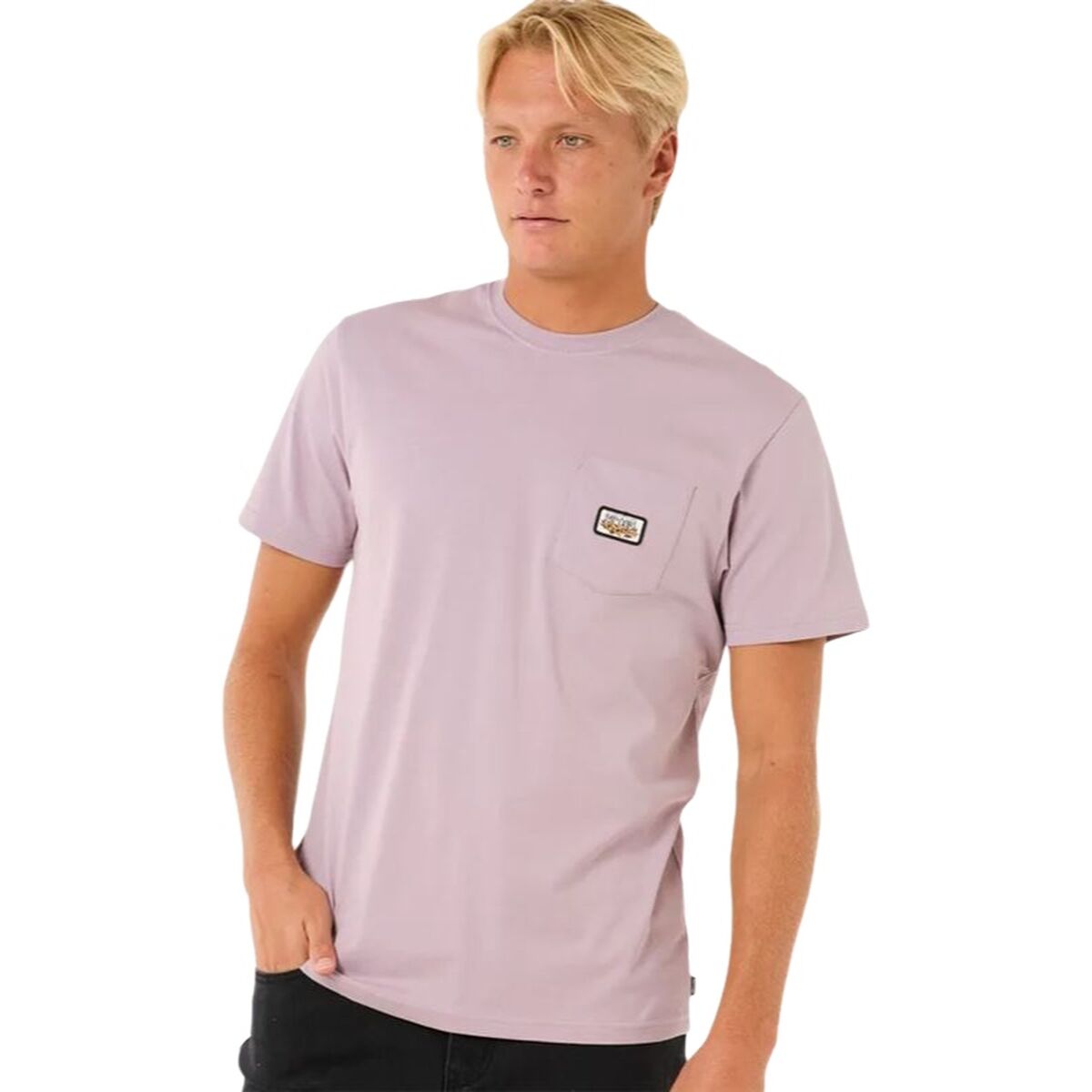 Menâs Short Sleeve T-Shirt Rip Curl Surf Paradise Badge Tee Menâs Short Sleeve T-Shirt Rip Curl Surf Paradise Badge Tee