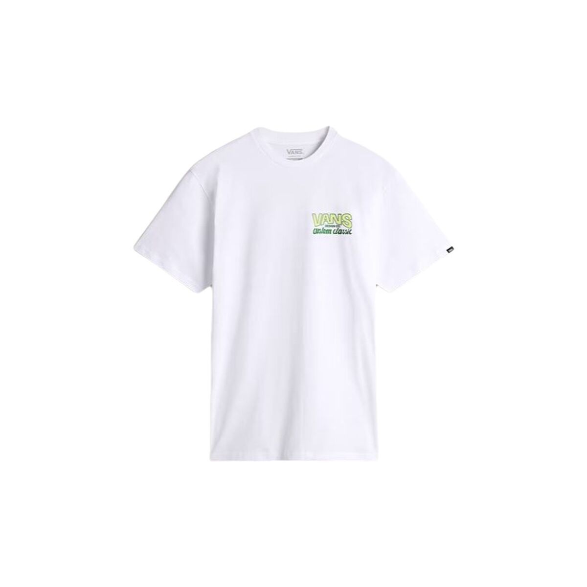 Menâs Short Sleeve T-Shirt Vans Shop Front SS White Menâs Short Sleeve T-Shirt Vans Shop Front SS White