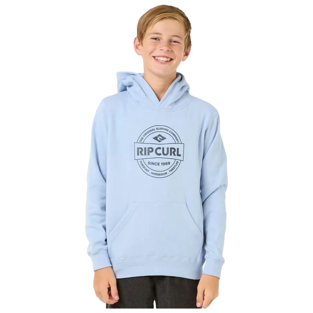 Childrenâs Hoodie Rip Curl Stapler Hood Blue Childrenâs Hoodie Rip Curl Stapler Hood Blue