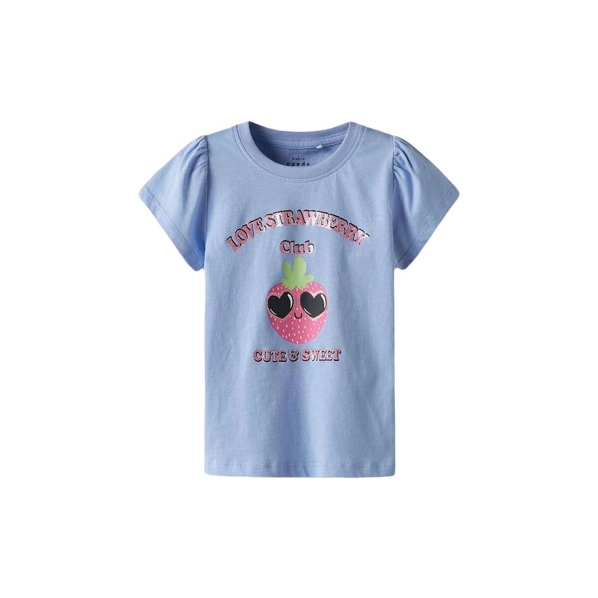 Child’s Short Sleeve T-Shirt Name It Nmfvibeke Capsl Serenity Indigo