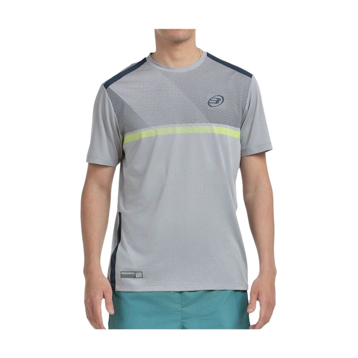 Men’s Short Sleeve T-Shirt Bullpadel Bilao Light grey Padel Men’s Short Sleeve T-Shirt Bullpadel Bilao Light grey Padel