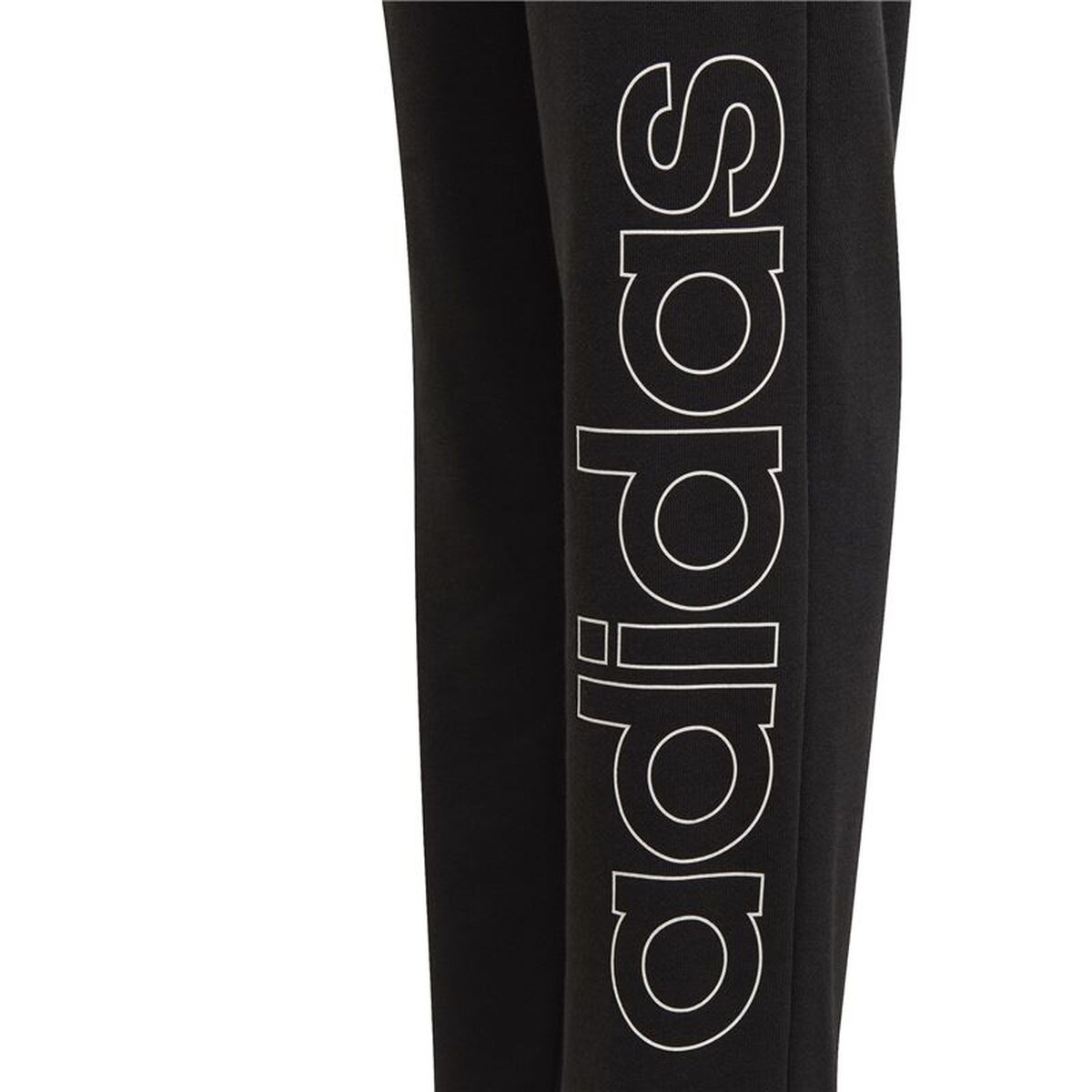 Football Training Trousers for Adults Adidas Essentials French Terry Black