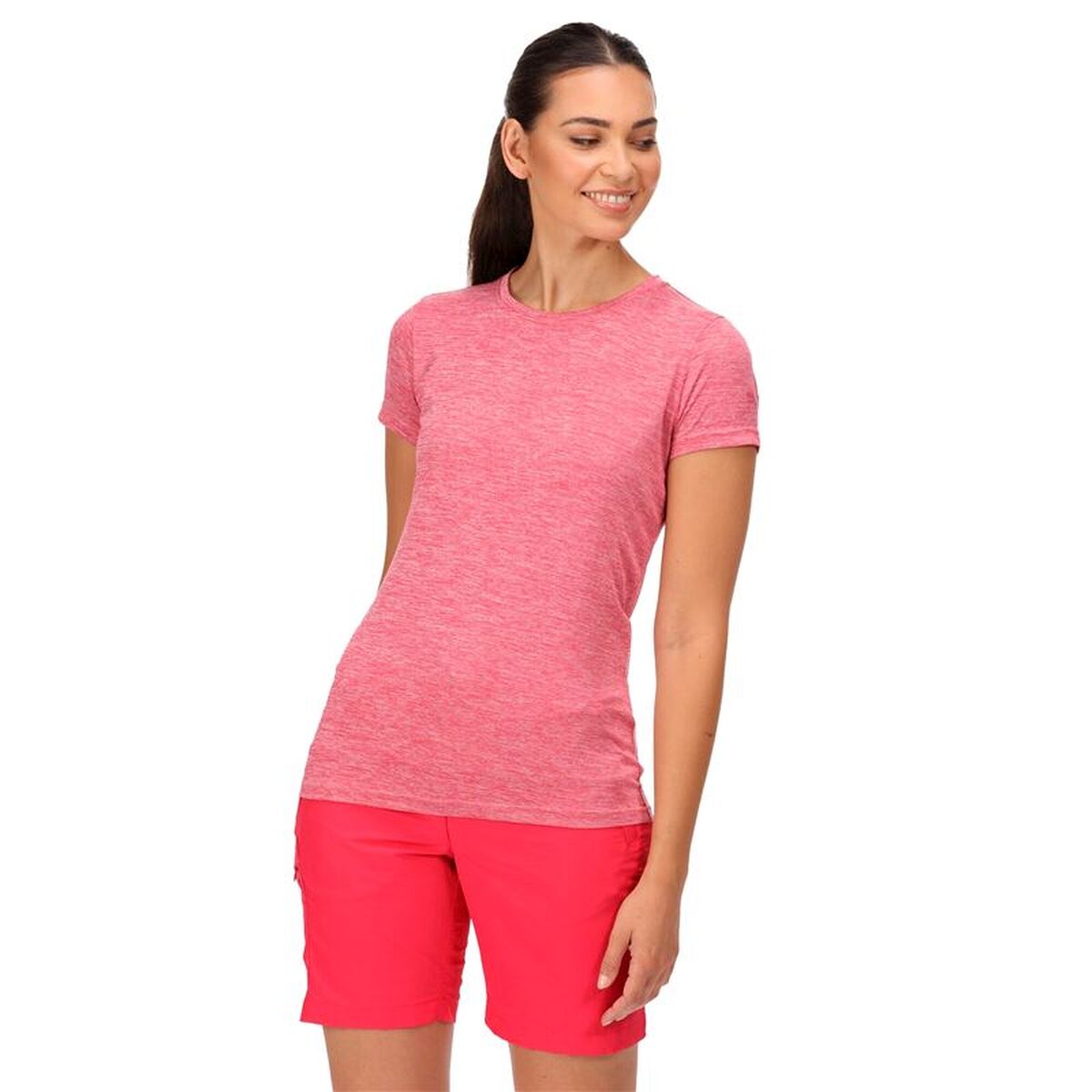 Womens Short Sleeve T-Shirt Regatta RWT231-TIE Pink (XS) Womens Short Sleeve T-Shirt Regatta RWT231-TIE Pink (XS)
