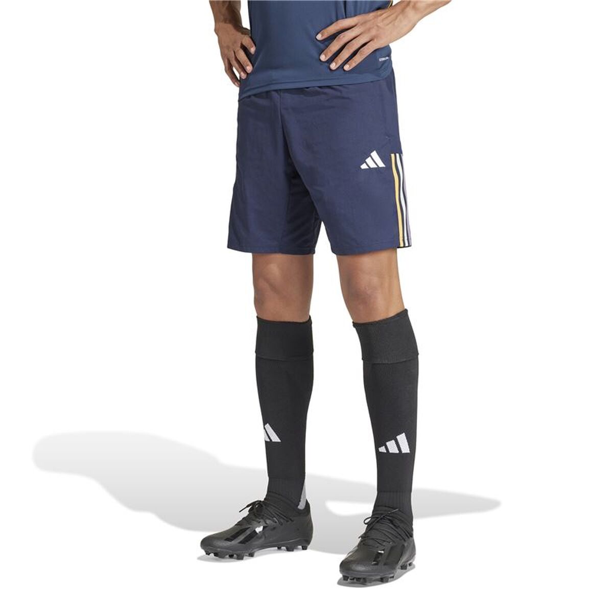 Football Training Trousers for Adults Adidas IB0861 Navy Blue