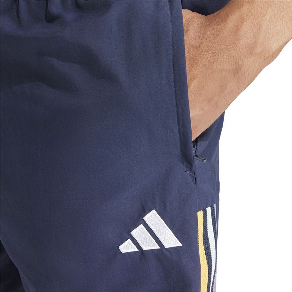 Football Training Trousers for Adults Adidas IB0861 Navy Blue