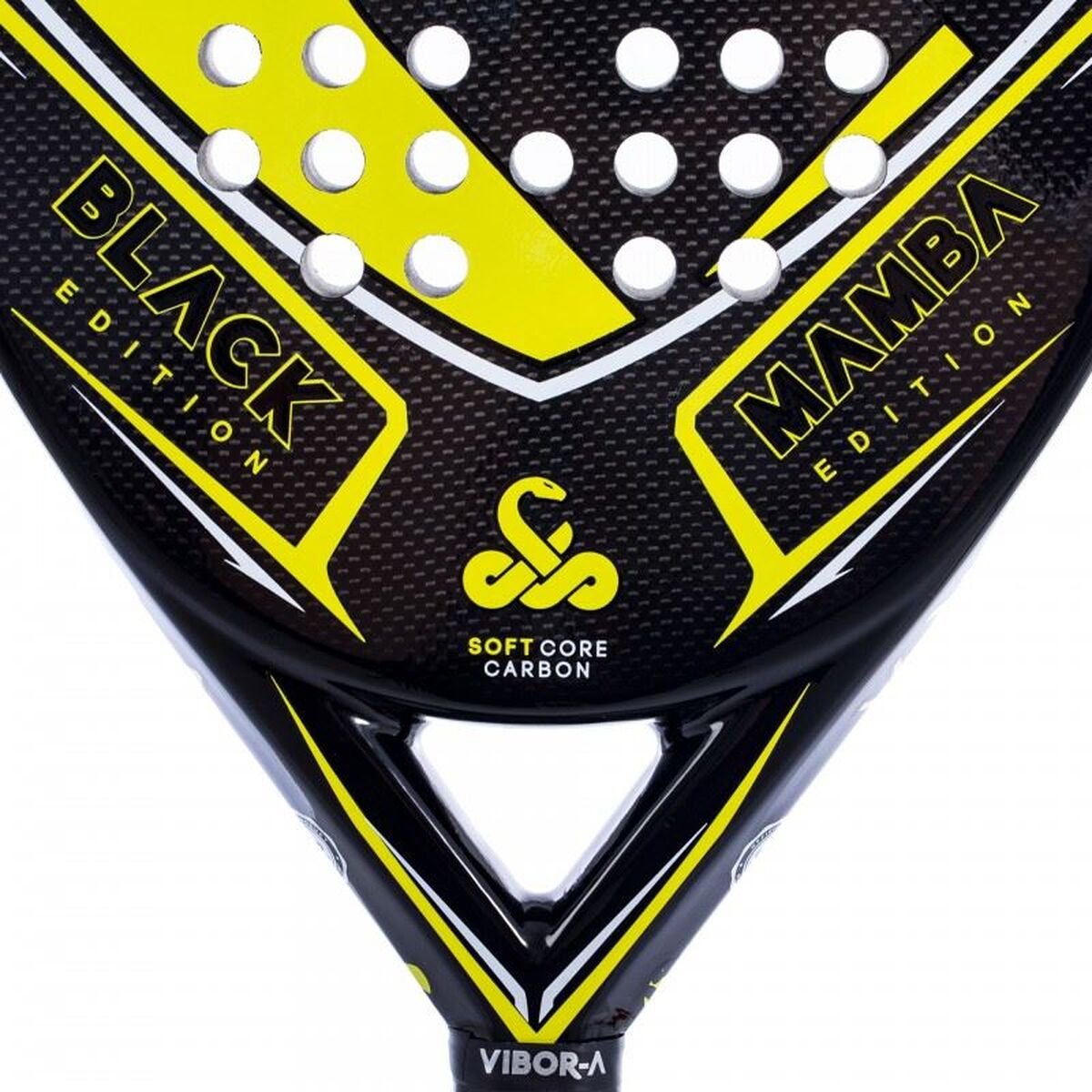 Padel Racket Vibor-a 0013839 Black Natural rubber