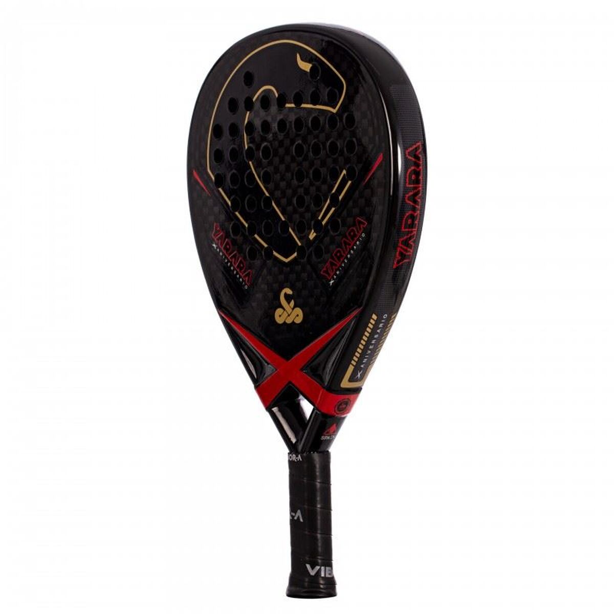 Padel Racket Vibor-a 0013840 Black Natural rubber