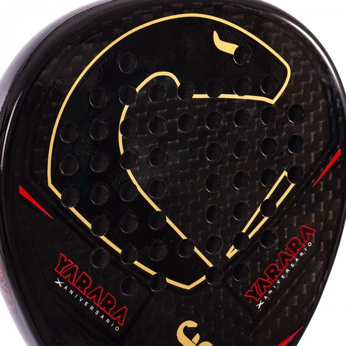 Padel Racket Vibor-a 0013840 Black Natural rubber
