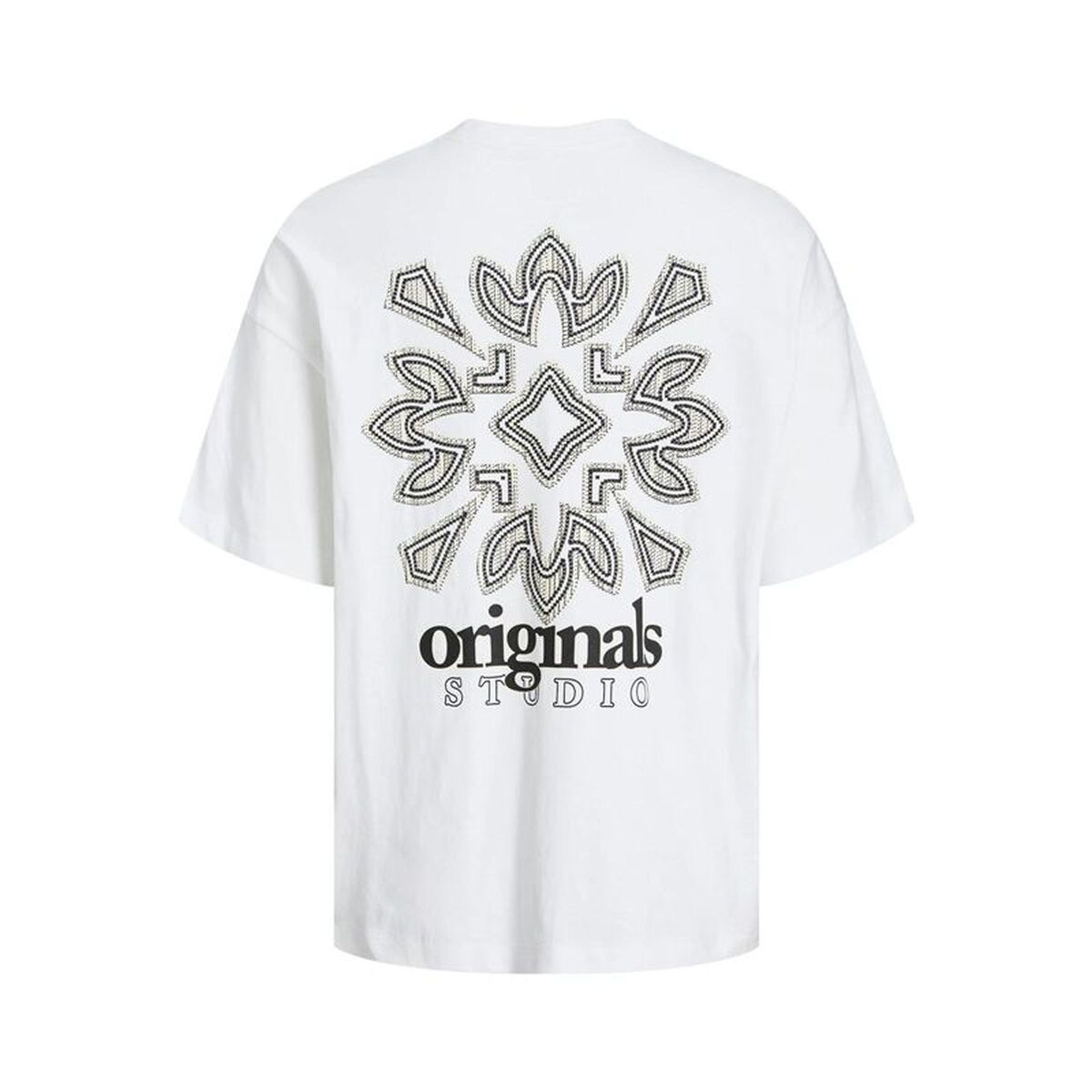 Mens Short Sleeve T-Shirt Jack & Jones 12252953-177627 White (XL)