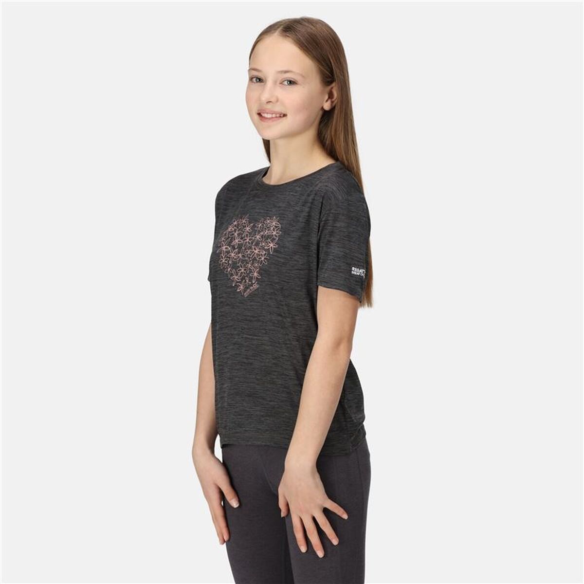 Child’s Short Sleeve T-Shirt Regatta RKT143-4ZQ Grey