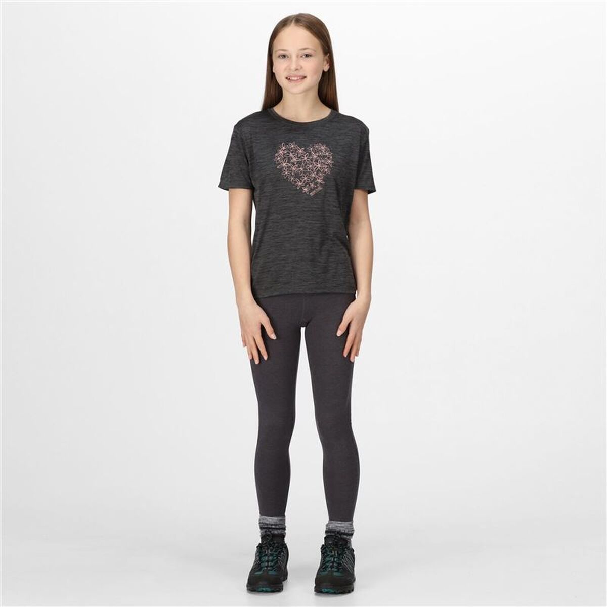 Child’s Short Sleeve T-Shirt Regatta RKT143-4ZQ Grey