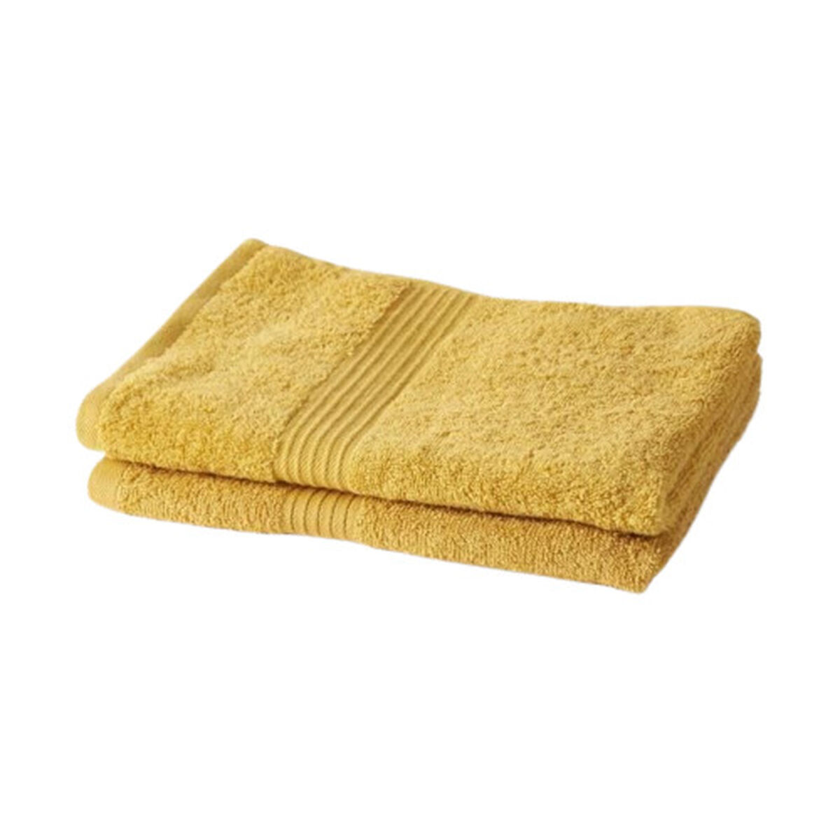 Towels Set TODAY Essential Ocre 50 x 90 cm (2 Units) Towels Set TODAY Essential Ocre 50 x 90 cm (2 Units)