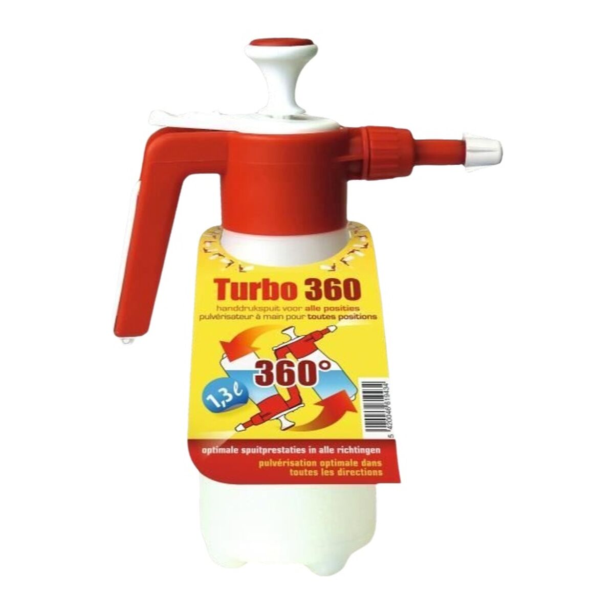 Garden Pressure Sprayer BSI Turbo 360 1,3 L White Red Garden Pressure Sprayer BSI Turbo 360 1,3 L White Red