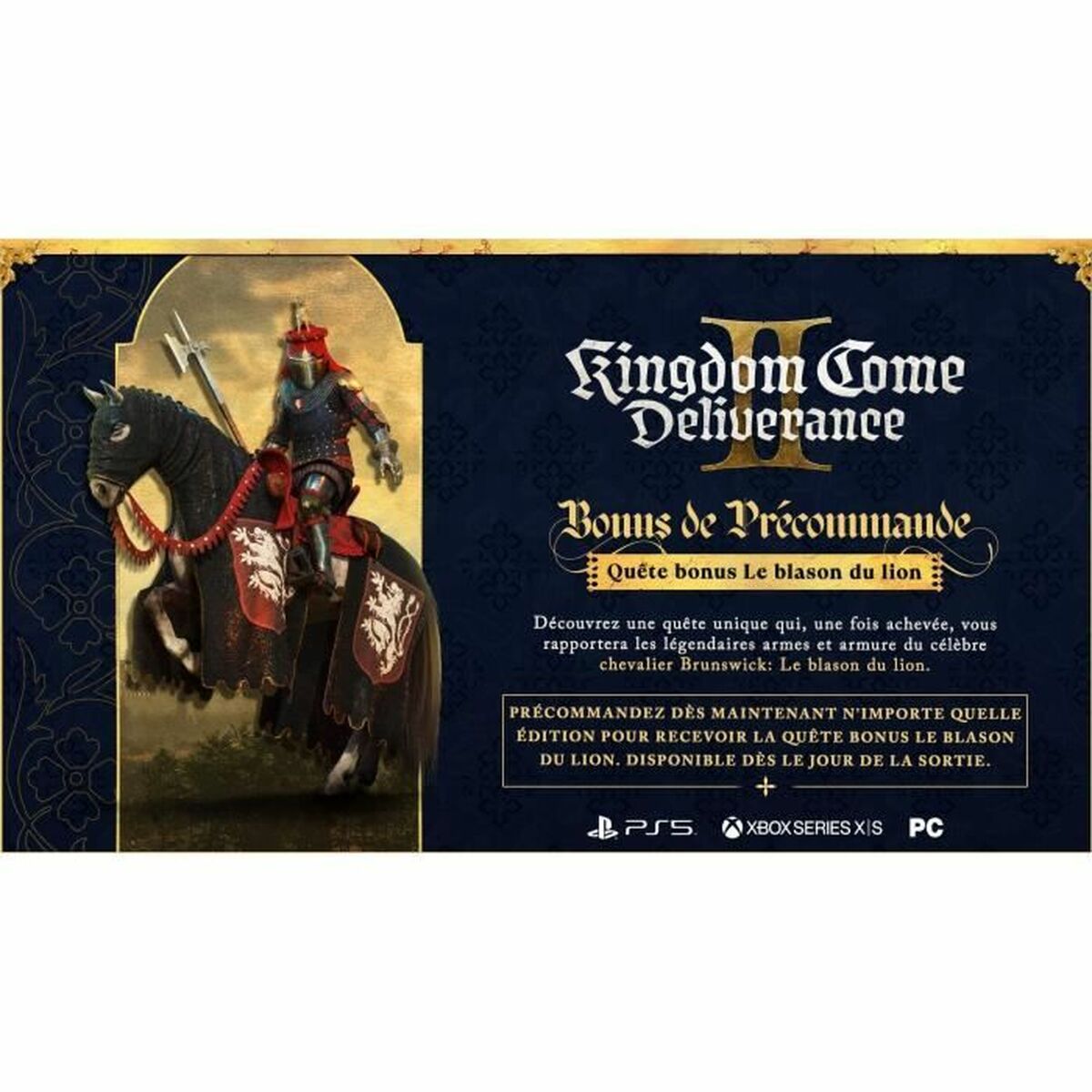 Xbox Series X Video Game Deep Silver Kingdom Come: Deliverance II – Edición Día Uno
