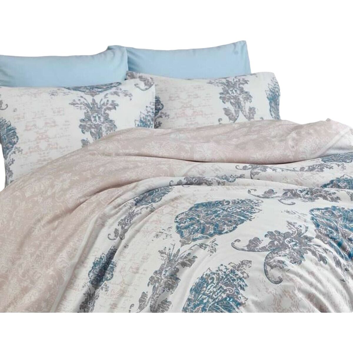 Duvet cover set Blue Super king 3 Pieces