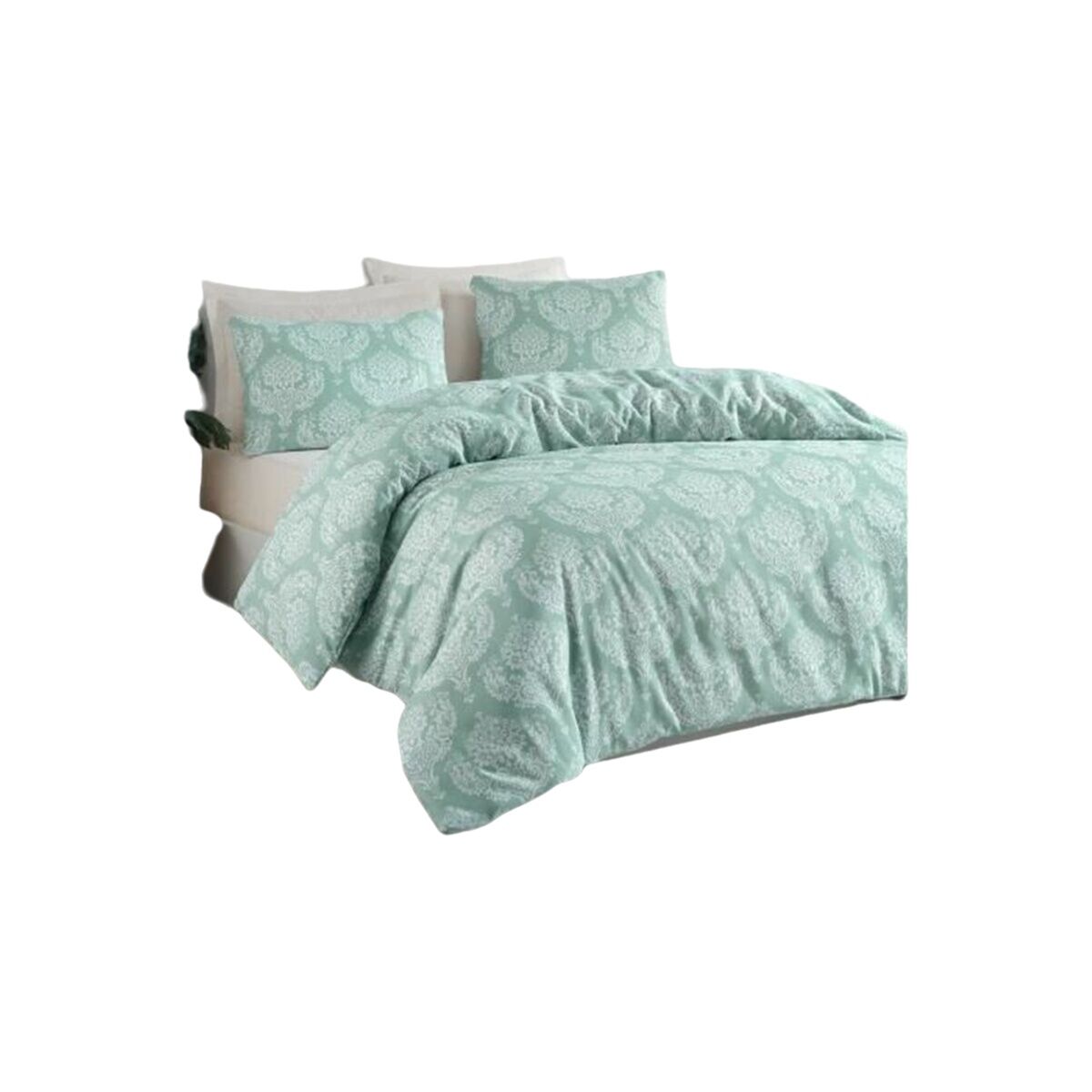 Duvet cover set Green Super king 3 Pieces