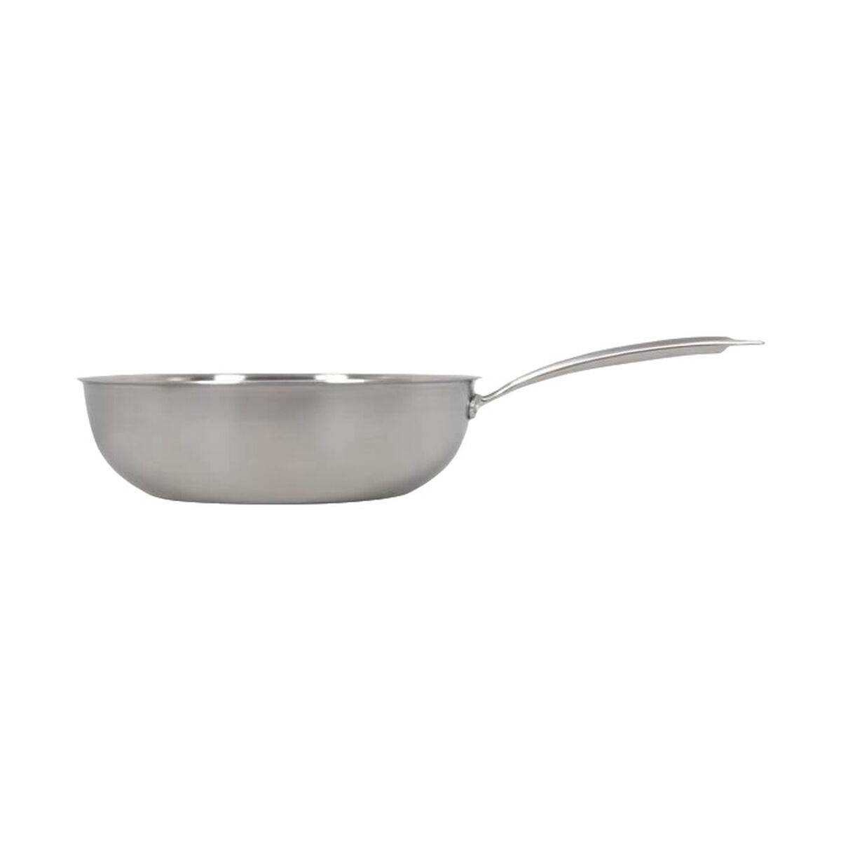 Wok Pan Livoo Steel Stainless steel  28 cm Wok Pan Livoo Steel Stainless steel  28 cm
