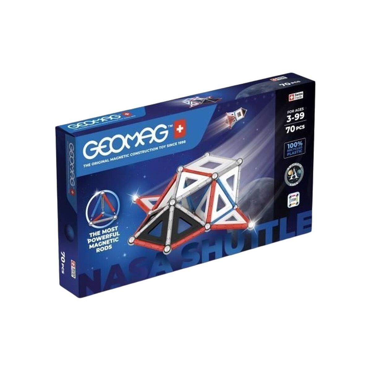 Construction set Geomag Nasa Shuttle 70 piezas Construction set Geomag Nasa Shuttle 70 piezas