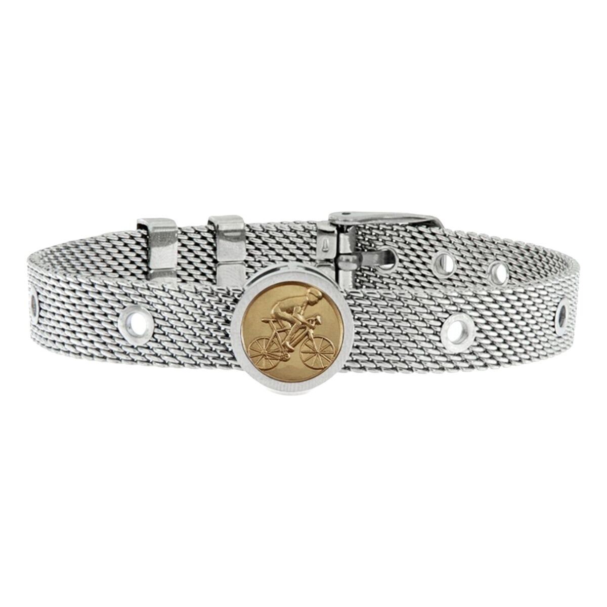 Unisex Bracelet Cyclist Talent Jewels TJA-1-01-01-1-235 Silver