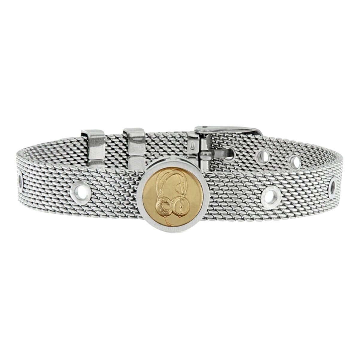 Unisex Bracelet Deejay Talent Jewels TJA-4-05-01-1-235 Silver