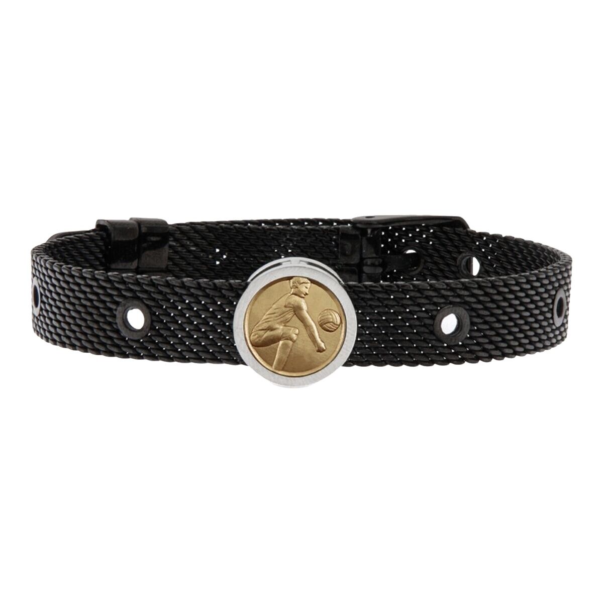 Unisex Bracelet VolleyBall Player Talent Jewels TJA-1-12-01-2-235 Black