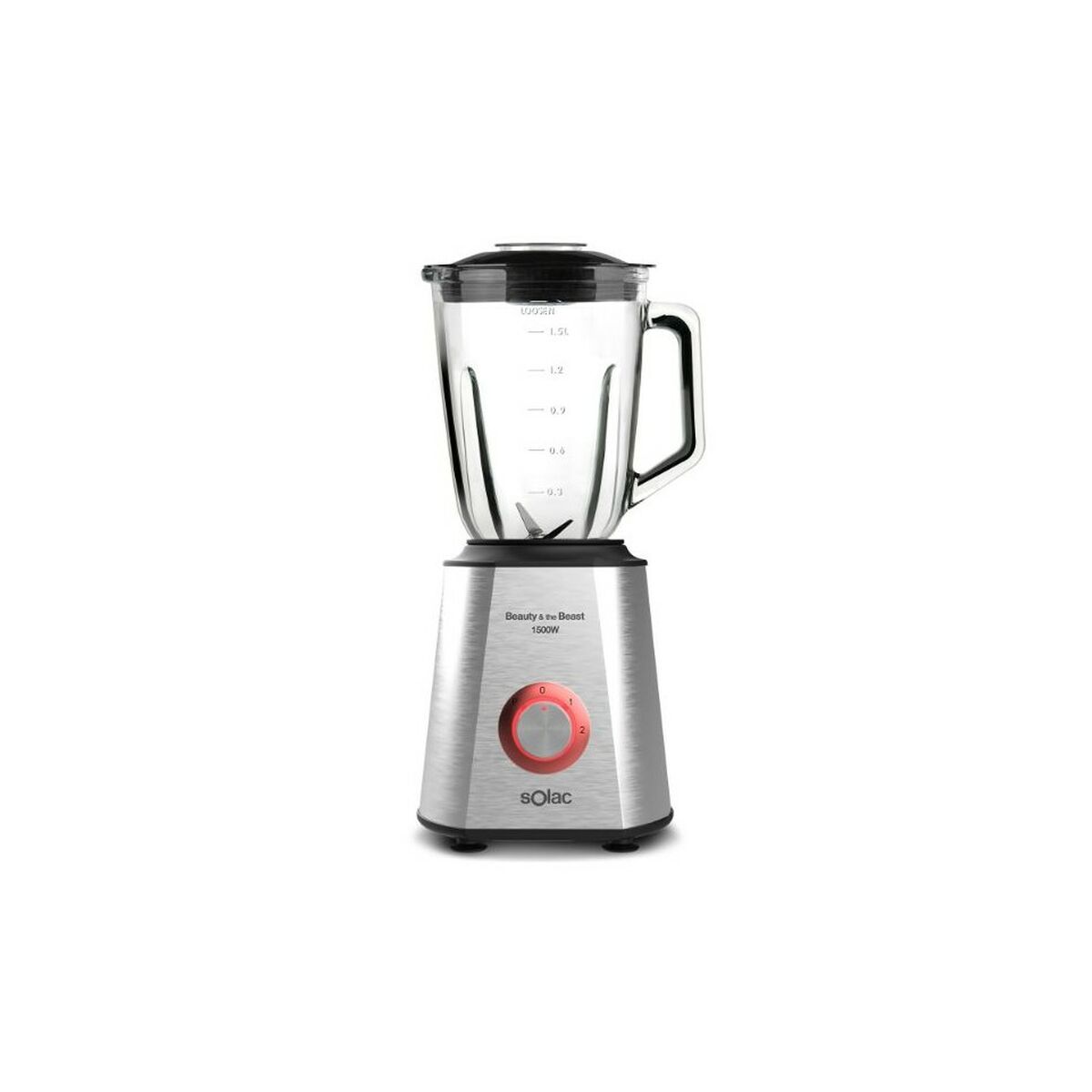 Cup Blender Solac BV5728 1500 W 2 speeds Silver 1,5 L Cup Blender Solac BV5728 1500 W 2 speeds Silver 1,5 L