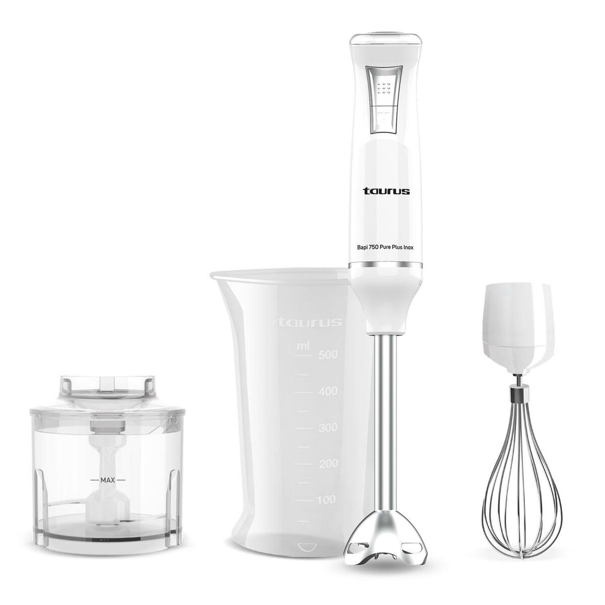 Hand-held Blender Taurus BAPI 750 PURE White 750 W Hand-held Blender Taurus BAPI 750 PURE White 750 W