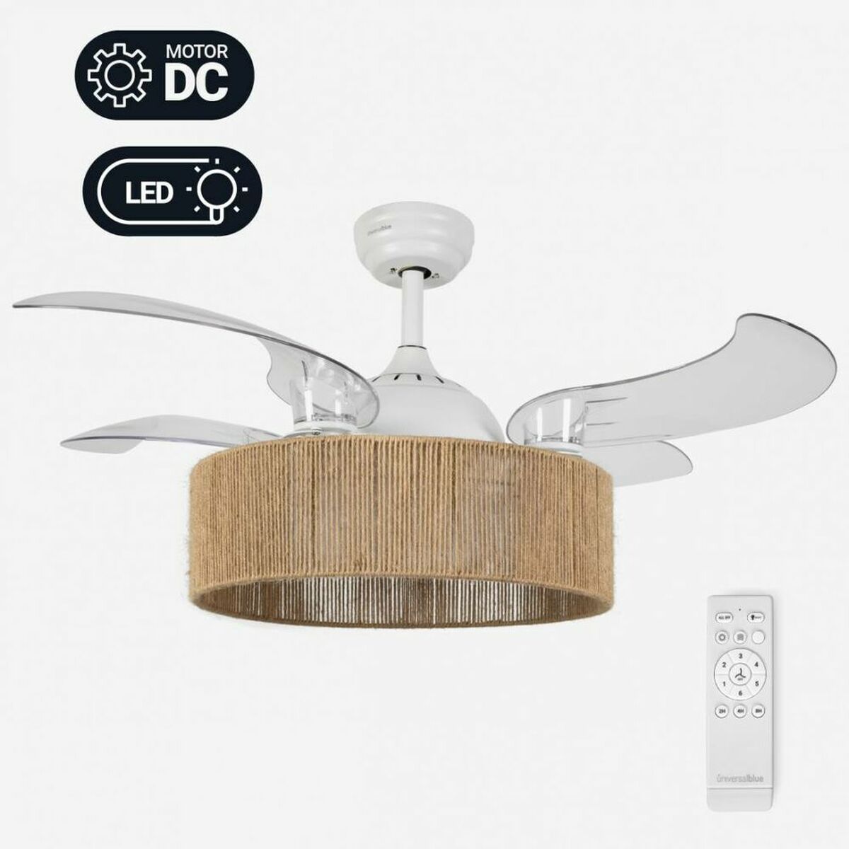 Ceiling Fan Universal Blue 294-UVT1341  104 cm