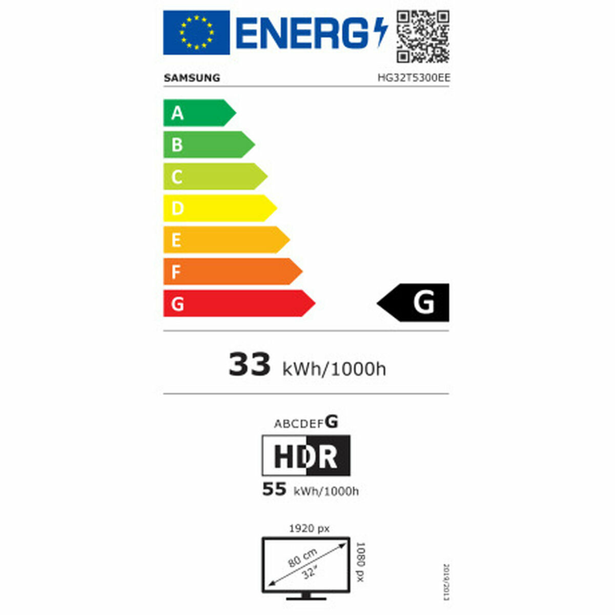 Smart TV Samsung 32″ Full HD LED HDR Hotel TV (Refurbished B)