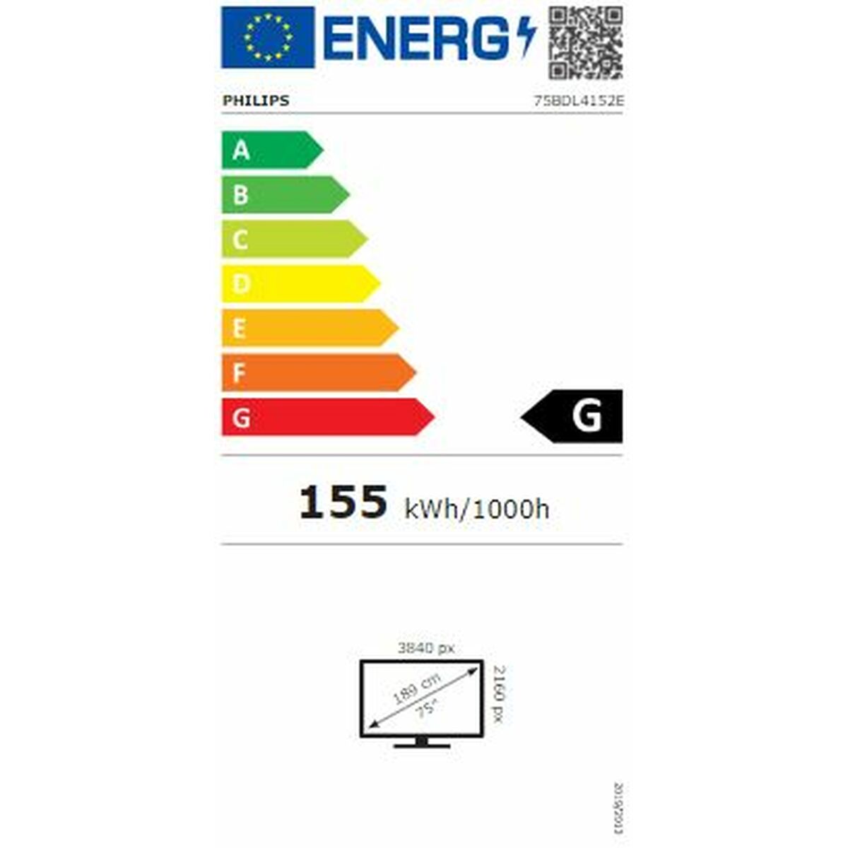 Videowall Monitor Philips 75BDL4152E/00 75″
