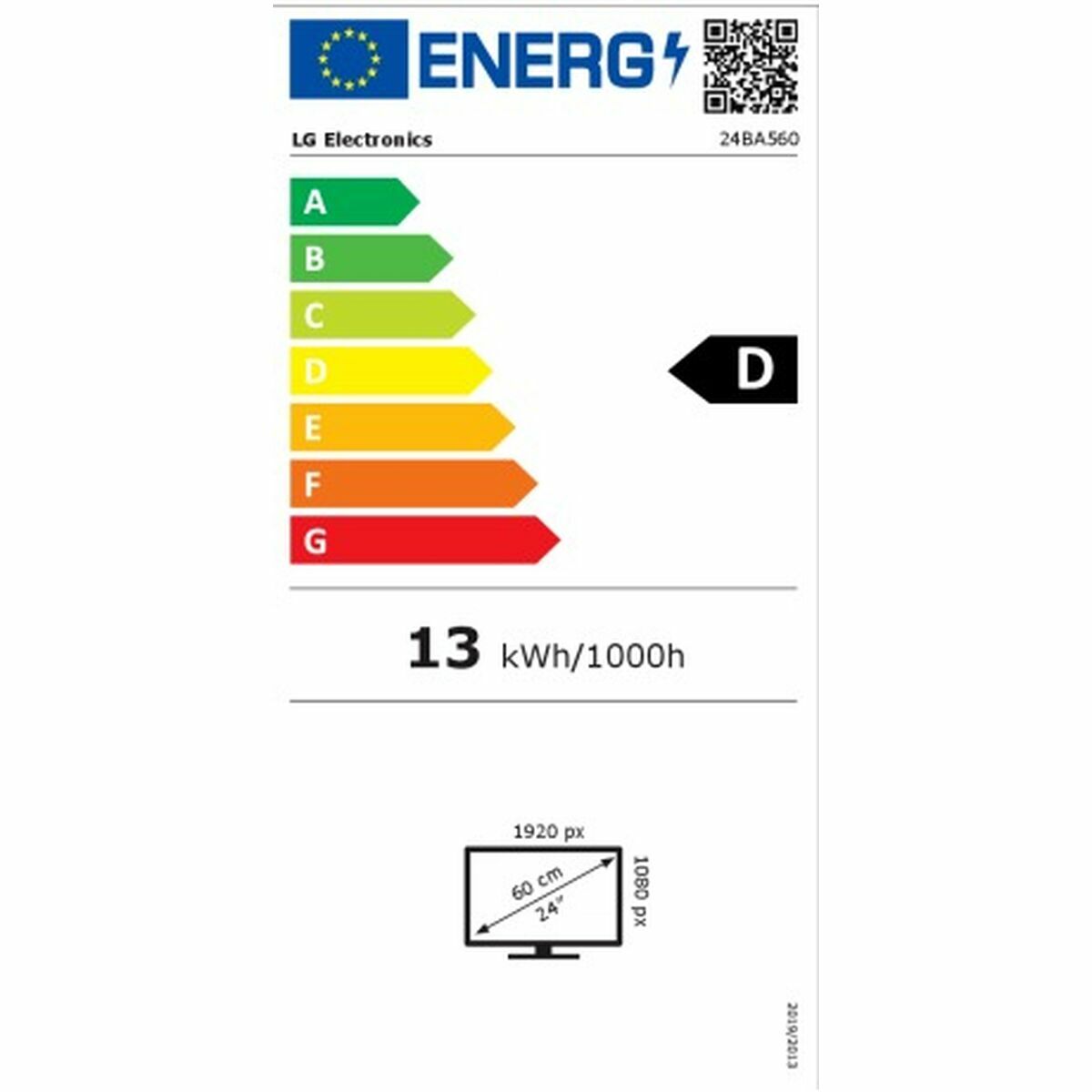 Monitor LG 24BA560-B.AEUQ Full HD 23,8″
