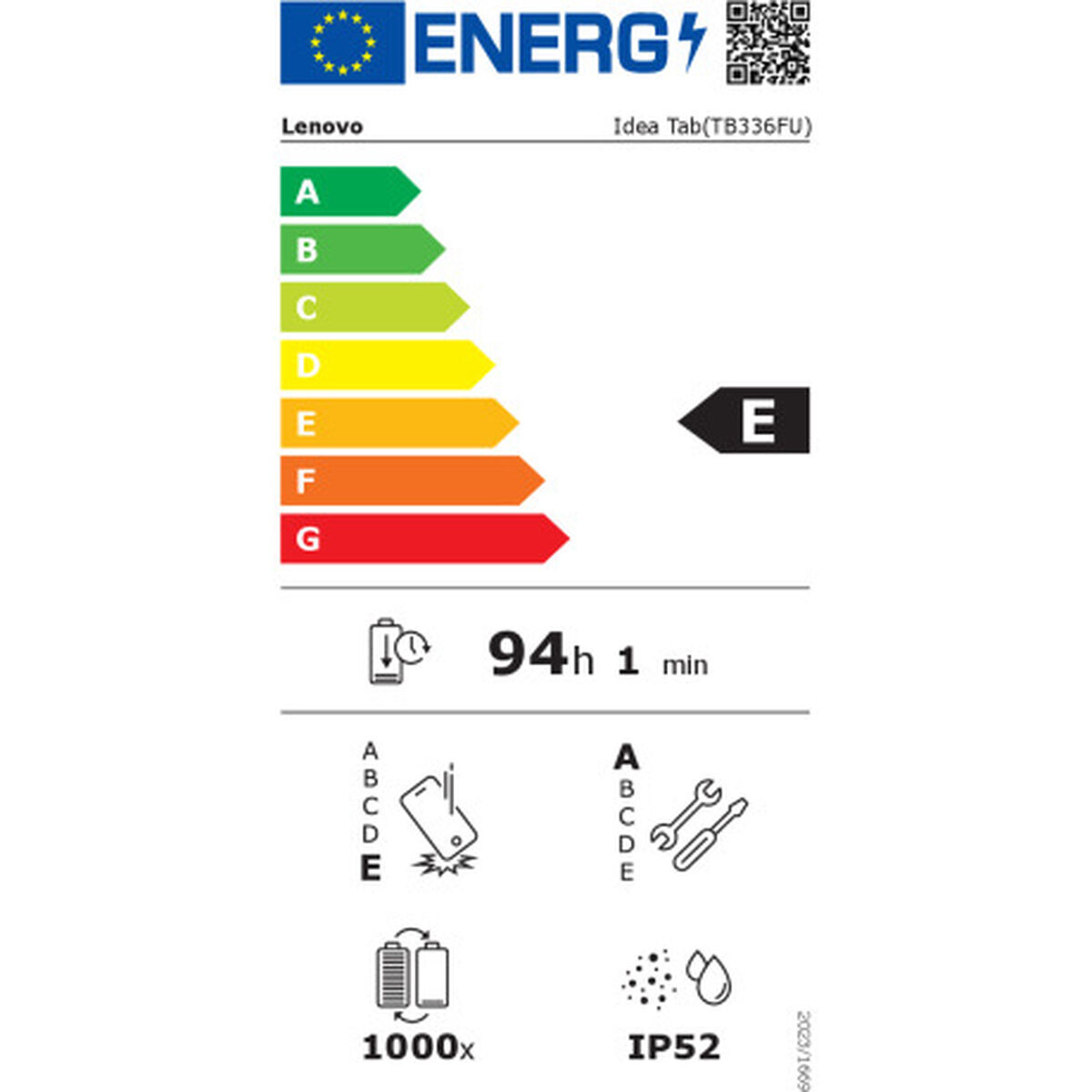 Tablet Lenovo ZAFR0389ES 11″ 8 GB RAM 128 GB Grey