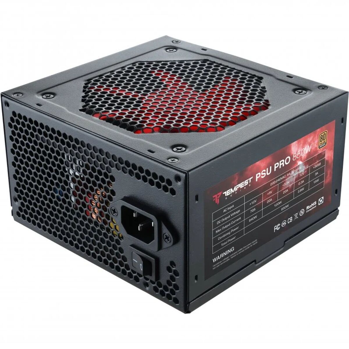 Gaming Power Supply Tempest PSU PRO 850W Gaming Power Supply Tempest PSU PRO 850W