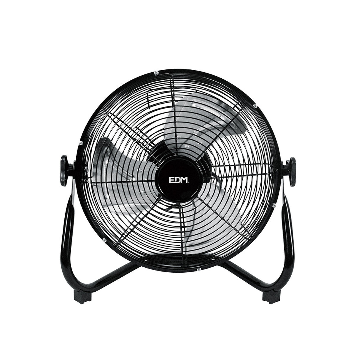 Floor Fan EDM industrial Black 45 W Ã 30 x 41 cm
