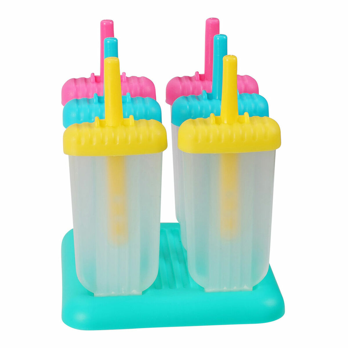Ice-cream Mould Excellent Houseware Multicolour polypropylene 40 ml (6 Units) Ice-cream Mould Excellent Houseware Multicolour polypropylene 40 ml (6 Units)