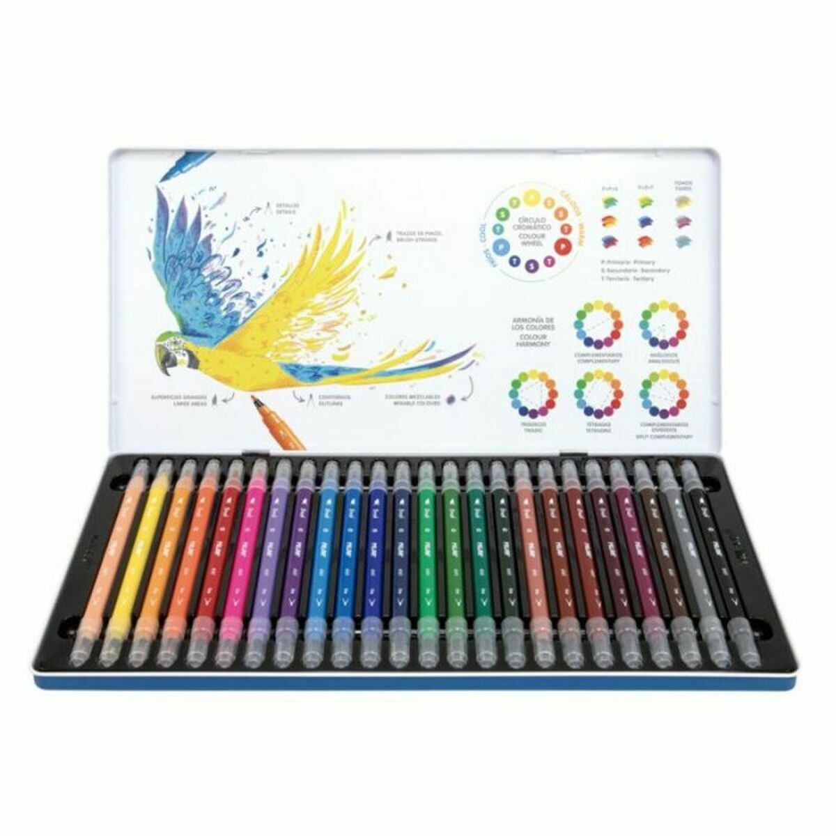 Set of Felt Tip Pens Milan 24 Pieces Set of Felt Tip Pens Milan 24 Pieces