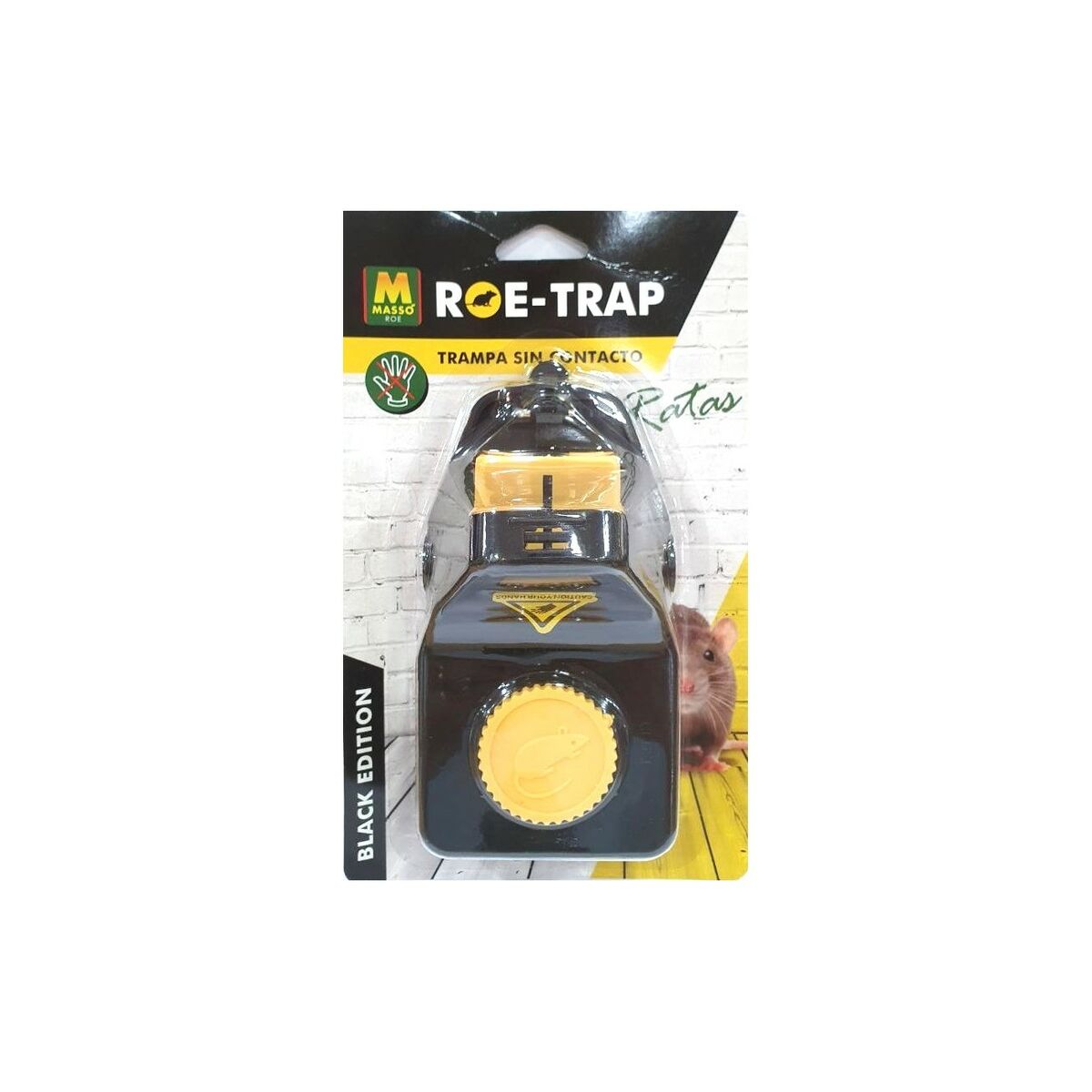 Rat trap MassÃ³ Roe-Trap Black Edition 231702 15,2 x 8 x 7,3 cm