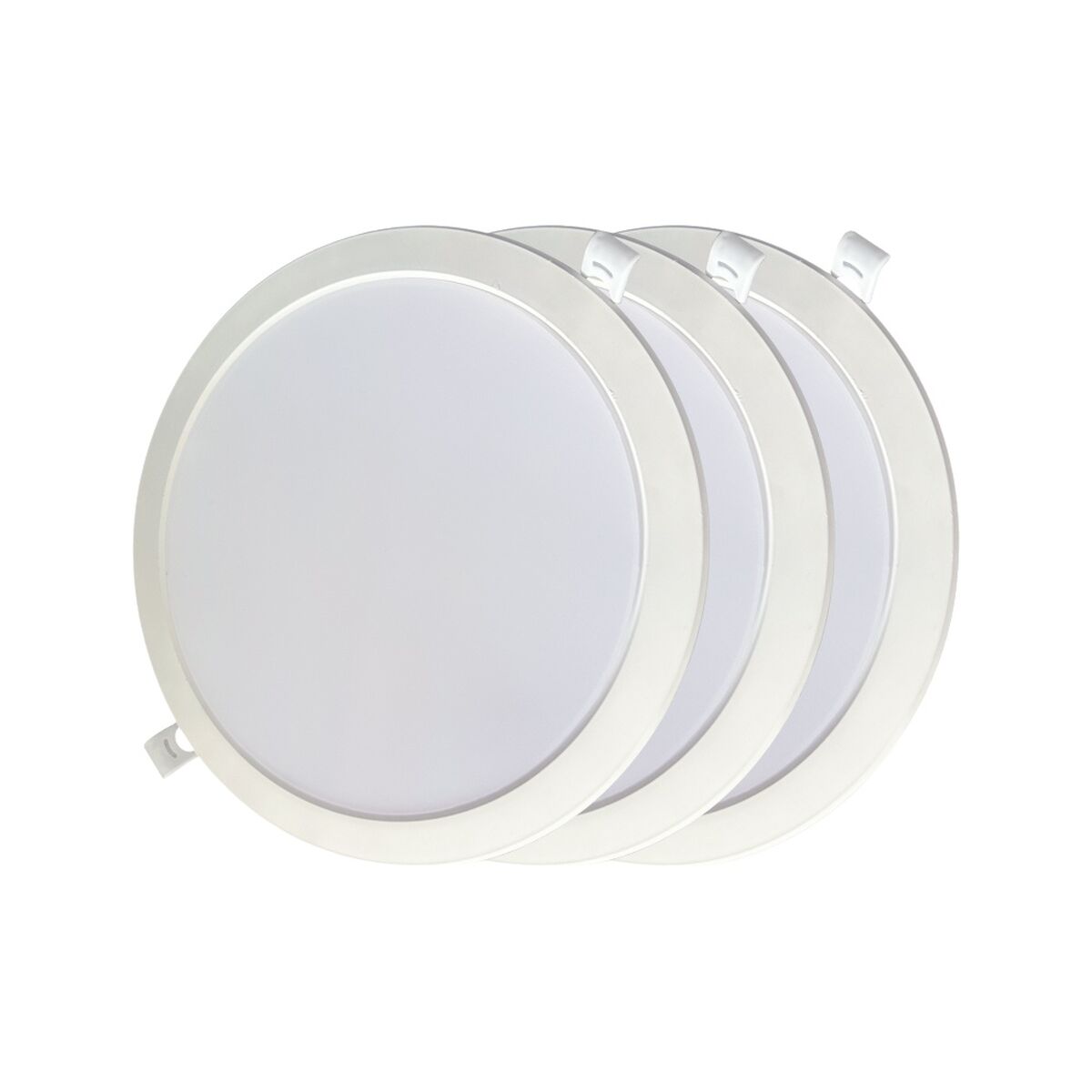 LED Downlight EDM 31568 18 W  22 x 3,2 cm 3 Units (4000 K)