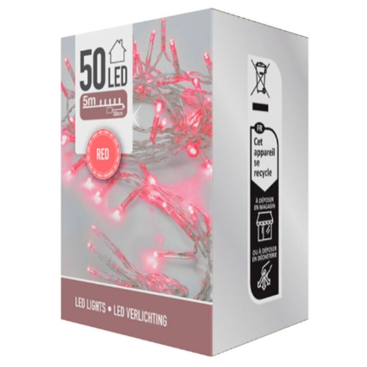 Wreath of LED Lights BASIC & CO Soft green 5 m Wreath of LED Lights BASIC & CO Soft green 5 m