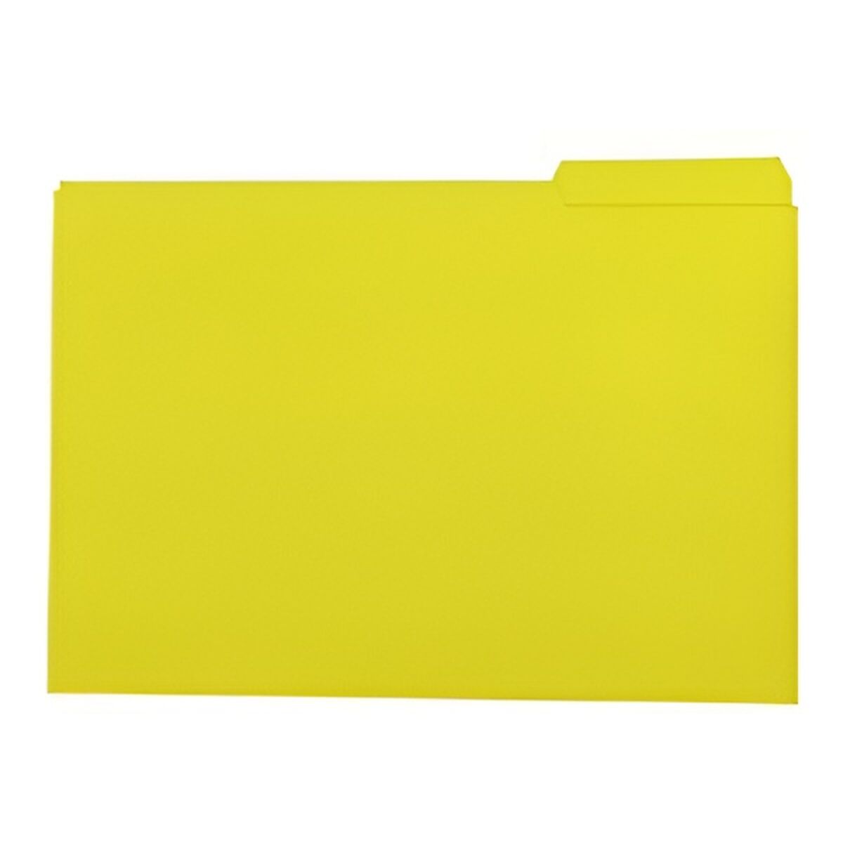 Set of Subfolders Elba Yellow A4 50 Pieces (3 Units)