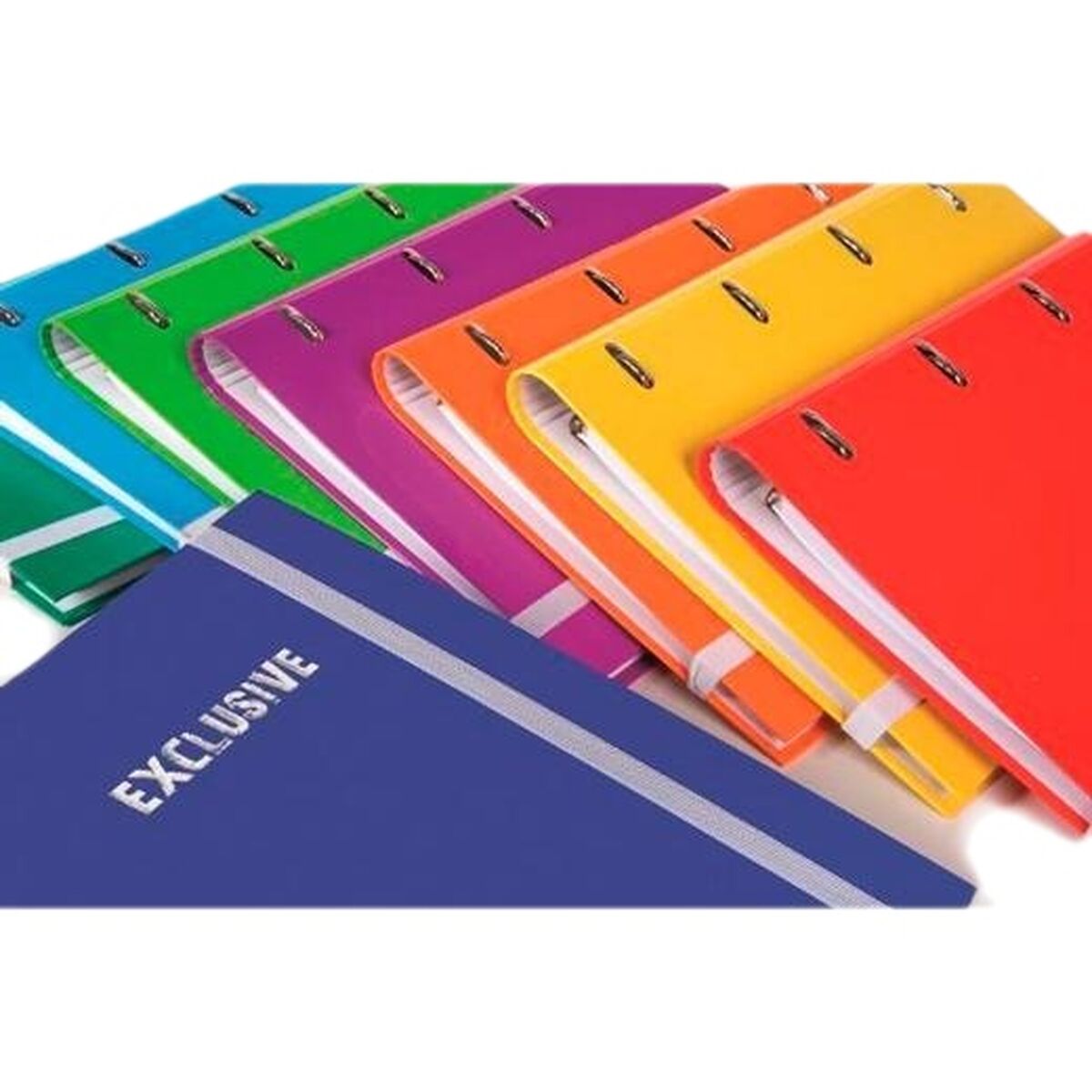Ring binder Pacsa EXCLUSIVE Multicolour A4 (12 Units)