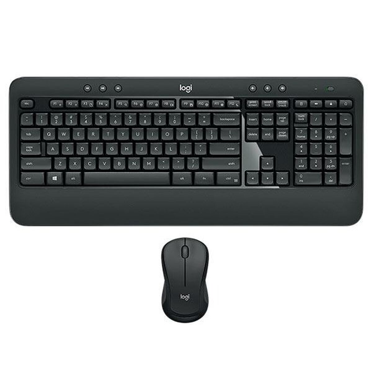 Keyboard and Mouse Logitech MK540 Black Spanish Qwerty (4 Units)